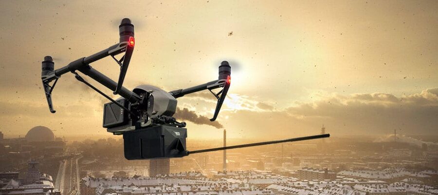 DR2000 Flying Laboratory Image Drone Based UAV AIr QUality Sensing Benzene Detection