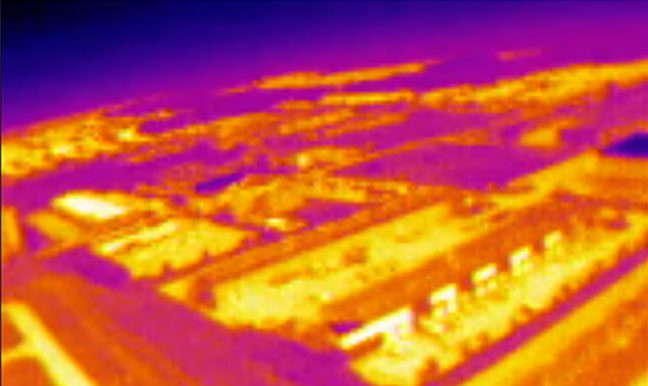 Thermal and Optical Imaging Thermal Camera Unedited Footage Warm Cold Colours