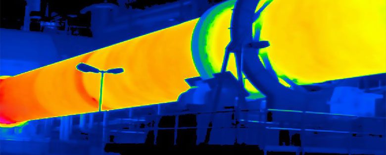 Thermal Camera Unedited Footage Warm Cold Colours