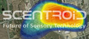 Scentroid SM100i used in Sewage System Main Map Image Field Olfactometry