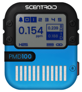 PMD100 Personal Monitoring Device Air Quality Detection Sample Device View