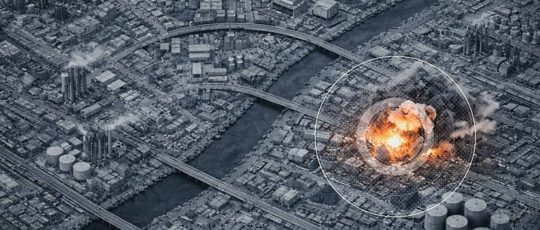 Sentry Chemical Threat Detection System Explosion Map Tracking