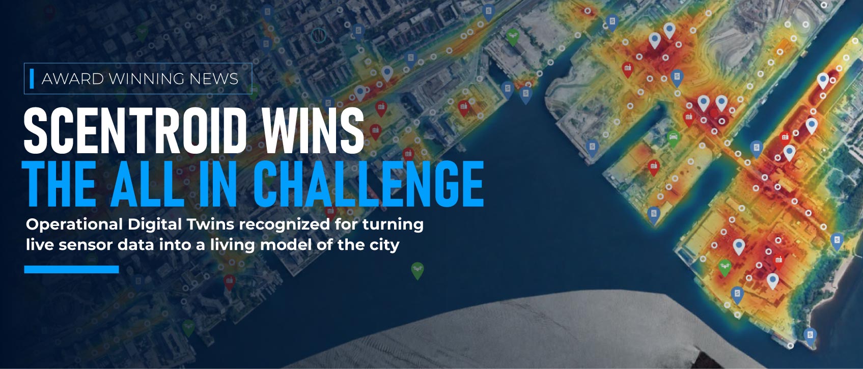 Scentroid Operational Digital Twin presentation at the ALL IN 2026 AI Challenge: Smart Cities